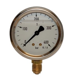 MANOMETRO VERTICAL Ø.63 mm 0 - 250 BAR 1/4" M